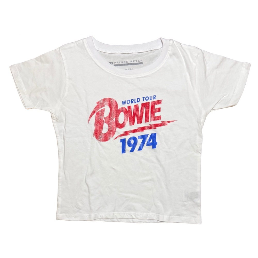 Prince Peter Collection Bowie T-Shirt Junior size Medium NWOT